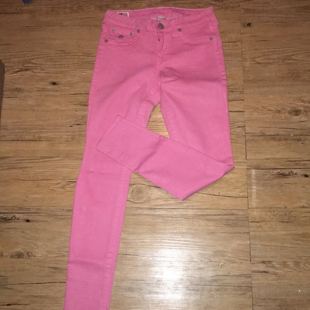 True Religion pink denim size 27
